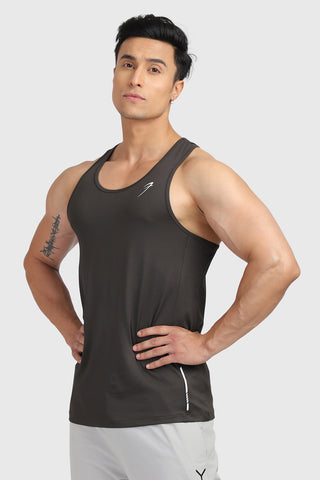 Aura Textured Tank Ripe Olive