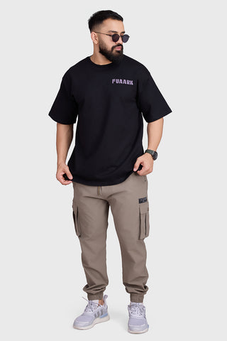 Rage Oversized T-shirts Black