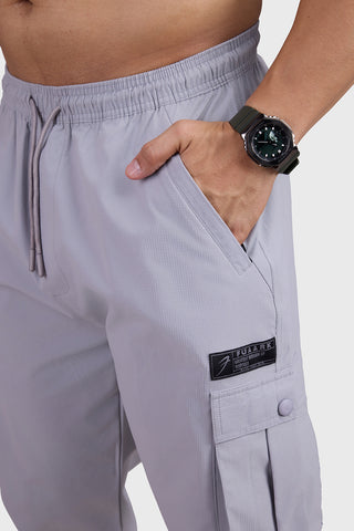 Script Cargo Joggers Light Grey